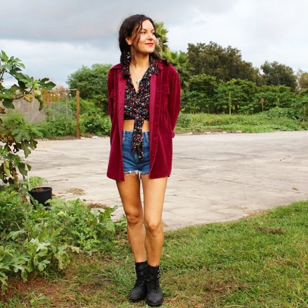 ✨cranberry corduroy jacket✨